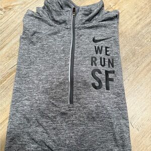 Nike Dri-FIT Gray Running Pullover